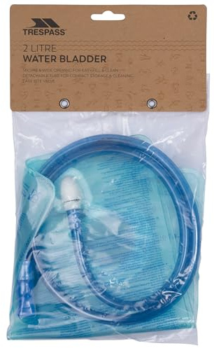 Trespass Water Bladder 2 Litre Backpack Hiking Running Cycling Pouch Hydration X