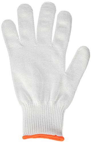 Victorinox Gant de protection souple professionnel pour main de couteau, Gant de travail, Couper en sécurité, Gastronomie, XL, blanc
