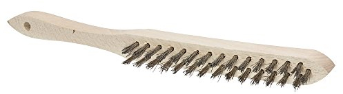 SCAPP Drahtbürsten aus EDELSTAHL, glatt oder gewellt aus 0,35 mm Drahtstärke, 2-4 reihig, zur Auswahl … (2-reihig gewellt)