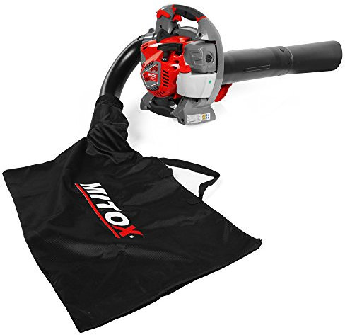 Mitox 280BVX Premium Petrol Leaf Blower/Vacuum, Red