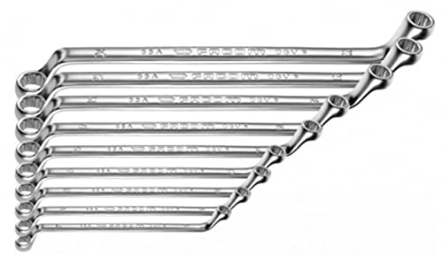 Facom Jeu de 10 Clé polygonale contrecoudée Facom 55A.JD