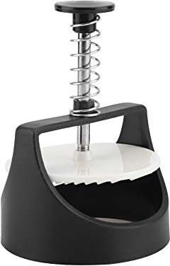 Haofy Ymiko Burger Press, Spring Type Hamburger Patty Maker, Labor-Saving, Non-Stick, Black, 1 Count