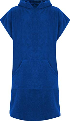 Adore 100% Cotton Unisex Hooded Changing Robe Poncho Towel With Pocket | Terry Towelling Cotton, Soft Absorbent Beach Towel Robe For Swimming, Surf, Pool And Watersports