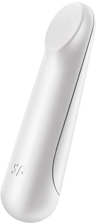 Satisfyer Ultra Power Bullet 3 Minivibrator | Wasserdicht (IPX7) | Wiederaufladbares Frauen Sex-Spielzeug | Medizinisches Silikon | Für Damen und Pärchen | Klitoris-Stimulation | Farbe: Weiß