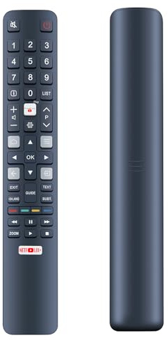 TCNOUMT RC802N YU15 Replaced Remote Control Compatible for TCL Thomson TV RC802N YUI5 43P20US 43P735K 49C2US 50E17US 55C2US 55P615K 65C715K 65P735K 75C2US 75C728K