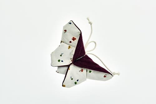 Käthe Kruse ORIGAMI Knister Schmetterling I Greifling aus Stoff und Knisterfolie für Kinder ab 0 Jahre I Greif-Spielzeug zur Förderung motorischer Fähigkeiten