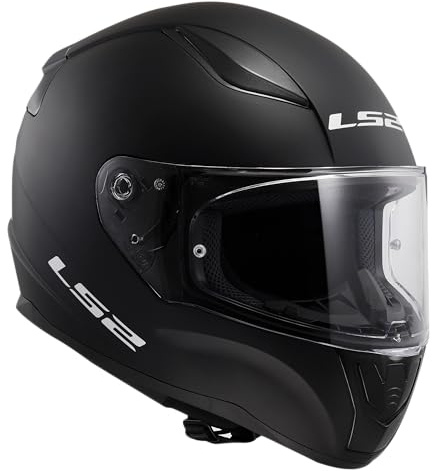 LS2, Casco Moto Integral RAPID II SOLID Matt Black, XXL