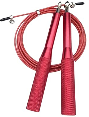 Seilspringen Sprungseil Speed Jump Rope Fitness Springseile Übung Einstellbare Workout Training Männer Frauen Fitnessgeräte Jump Rope (Color : Rood, Size : 3 meters)