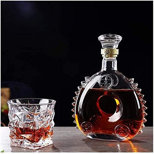 Estante para botellas Estante para vinos Soporte para copas de vino Decantador de whisky decantadores para licores Botella de vino tinto retro Copa de champán Decantador de vino de whisky Botella Ja