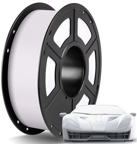 ANYCUBIC PLA+ Filament Weiß 1KG, 1.75mm PLA Plus Filament-3D-Druckmaterialien, Maßgenauigkeit +/-0,02mm, Intelligente Identifikation
