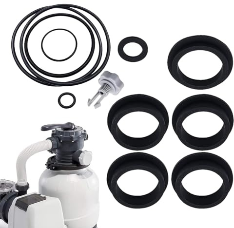 Parti del Filtro della Piscina, Parti di Ricambio del Filtro Sabbia | -Ring per Pompa Filtro Sabbia da 12 Pezzi | Parti della Guarnizione della Guarnizione del Filtro Sabbia, Riparazione della