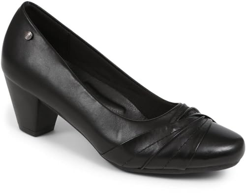 Low-Heeled Court Shoes - Black Size 5