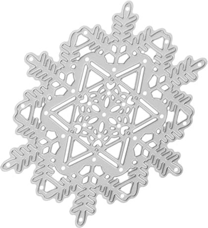 VILLCASE Weihnachtsbastel-Schneeflocken-stanzformen Metall-Scrapbooking-stanzformen Album-stanzformen Karbonstahl Für Papierbasteln