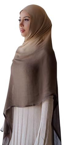 Txmout Ombre Modal Hijab Scarf for Women Muslim, Soft Lightweight Headscarf