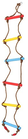Sturdy Climbing Rope Ladder with Multilayer Wear-Resistant Nylon for Maximum Stability and Safety | Child and Adult Tree Climbing Ladder with Strong Grip Strength