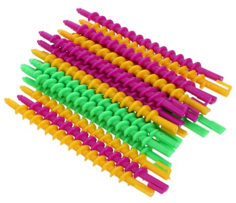 VALICLUD 40 Stück Spiral Dauerwellenwickler Klein Aus Abs Haarstyling Für Damen Und Friseure Schonend Vielseitig Für Gesundes Haar