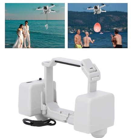 Asixxsix sistemas di Aeridrop Drone per Mini 3 e Mini 3 PRO, Dispositivo di Rilascio e Drop, Droni di Trasporto con Batteria da 300 mAh Integrata, Gamma di Controllo 500m per Matrimoni