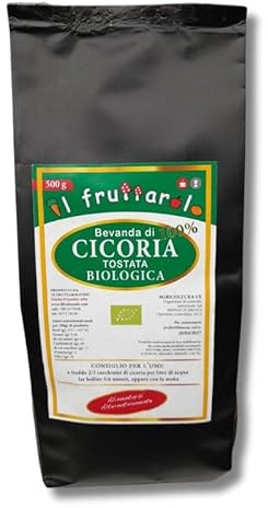 Cicoria Bio Tostata E Macinata Per Moka CICORIA BIO - 500 GR IDEALE PER MOKA ottimo digestivo - bevanda alternativa al caffè