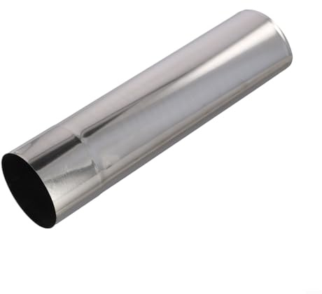 Emiif Tuyau de cheminée en acier inoxydable - Extension flexible - Système de chauffage résistant à la chaleur - Conduit de ventilation pour poêles chauffe-eau (10 cm et 50 cm)