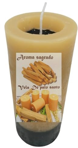 Velon Palo Santo. PROTECCION, LIMPIEZA, PURIFICACION. Aroma Sagrado. Palo Santo. Ceras de miel ecologicas. Hecho por artesanos en España.