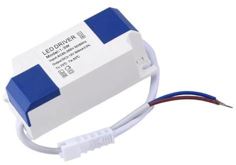 Fuente de alimentación del controlador LED de 1-24W, Panel transformador de 85-265V, lámpara de techo, tira LED, adaptador de fuente de alimentación, transformador de iluminación(12-18W)