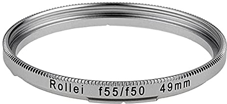 Fotodiox Bayonet IV - 49mm Rollei Ring Filter Adapter for all Rolleiflex TLRs with Wide-Angle Rolleiflex Carl Zeiss Distagon 55mm F4.0, Carl Zeiss Distagon 50mm F4.0