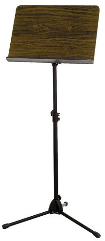 Basix – Atril de orquesta, color negro y madera
