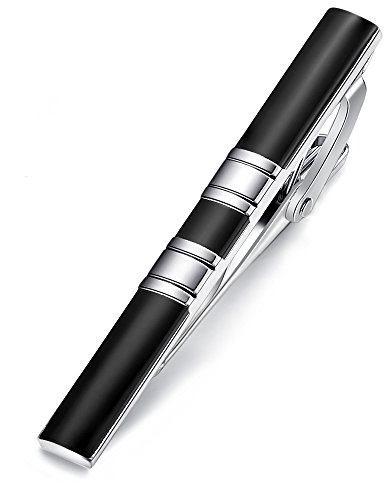 HONEY BEAR Hochwertig Herren Krawattennadel Krawattenklammer 5.4cm Tie Clip aus Edelstahl,MEHRWEG