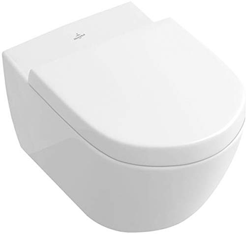 Villeroy & Boch Subway 2.0 Tiefhängendes WC, 370 x 560 mm, Ceramicplus Pergamo Flush Direct