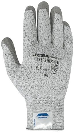 Juba - Guante sin costuras anticorte fibra+poliuretano talla -m