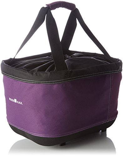 KLICKfix Alingo GT für Racktime Fahrradkorb, Brombeer, 24 x 41 x 29 cm, 20 l