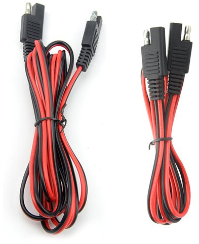WMYCONGCONG 2 PCS Quick Disconnect Wire Harness - SAE Power Extension Cable Connector, 3 Feet and 6 Feet, 18 AWG (3Ft+6Ft)