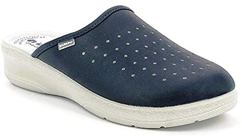 inblu Coloré Sabots Classiques Sandales Femme, bleu, 36 EU