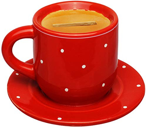 alles-meine.de GmbH Spardose - Kaffeetasse/Teetasse - stabile Sparbüchse - aus Porzellan/Keramik - mit Verschluss - Sparschwein - für Kinder & Erwachsene/lustig witzig - Ki..