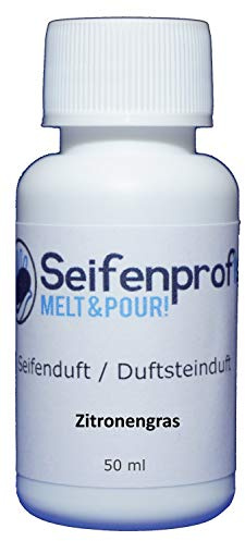 Seifenprofis Tvåldoft olja stort val för tvålhällning 50 ml (citrongräs)