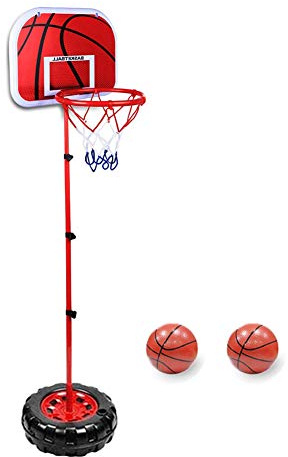 Taeku Basketställ för barn justerbart basketkorgar basketkorg med höjdjusterbart stativ basketväggsstativ basketkorgset inomhus utomhus (200 cm)
