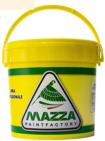 MAZZA Pittura per Interni Lavabile Acrilica Lt 14 Per Muri Interni Ed Esterni Bianca e Colorata Colorificio (Savana1 Mz1166)