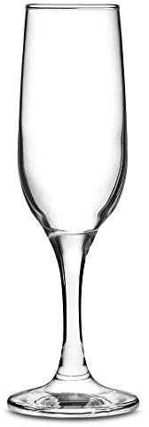 bar@drinkstuff Essence Champagne Flutes 7.7oz / 220ml - Pack of 2 - Gift Boxed Champagne Glasses, Prosecco Glasses