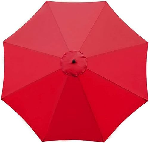 Earnmore Sonnenschirm-Ersatztuch (2m/3m) Regenschirm-Ersatzdach für 6 Arme/8 Arme, Sonnenschirm-Ersatzstoff Schirmabdeckung, für Terrasse Hinterhof Pool Freitragender Sonnenschirm