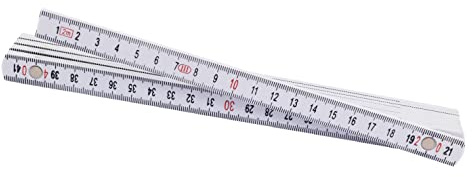 Kippen 1164B - Doppiometro Rigido Pieghevole con Stecche in Fibra di Vetro