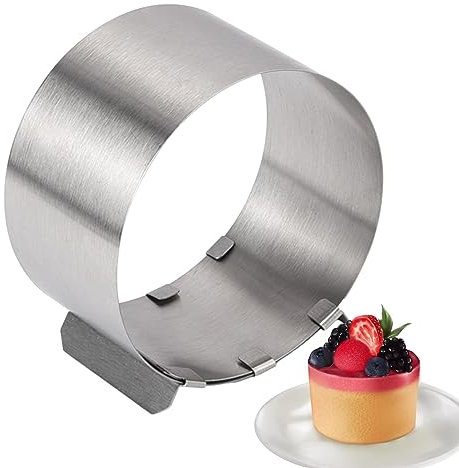 Tårtform mousse | Ringform i rostfritt stål för tårta och skum
