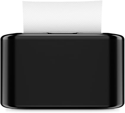 Xlxker Multifold Papierhandtuchspender Arbeitsplatte, Handtuchspender für Schlafzimmer, Badezimmer, Küche, WC (schwarz)