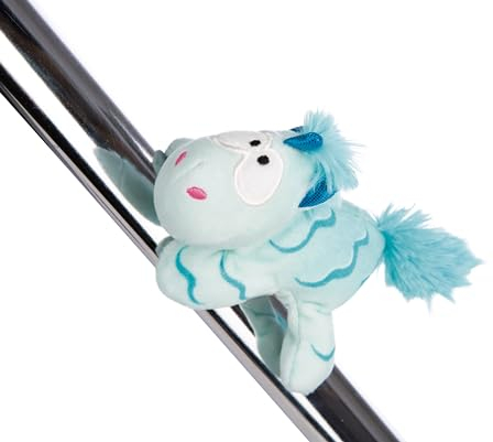 MagNICI Einhorn Aquario 12cm blau - Kuscheltier mit Magnet – Magnettier für Kühlschrank, Tafel, Metall & vieles mehr