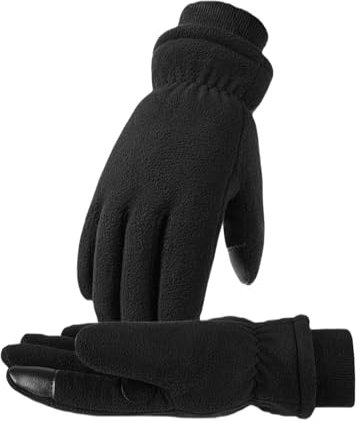 HACLEN Warme Handschuhe, Winter-Touchscreen-Handschuhe für Damen und Herren, rutschfest, kaltes Wetter, Handschuhe zum Laufen, Wandern, Fahren, Arbeit, Radfahren, Größe S