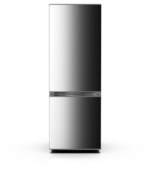 PKM Freistehend Kühl-Gefrierkombination KHKG173IXC Inox 161L LED Beleuchtung 145 cm Energieklasse C