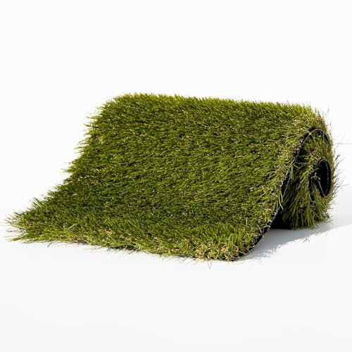 Gazon synthétique 45 mm rouleau 1x3 m – Pelouse artificielle ultra réaliste – Anti-UV, sans entretien, haute densité – MGS