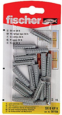 Fischer Dübel SX, 6 x 30 KP K SB-Karte, 58106