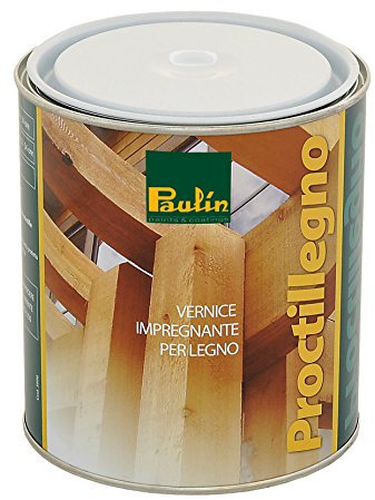 Paulin IMPREGNANTE PROCTILLEGNO CASTAGNO ML.750 Vernice per Legno PU 750ml 10 sq ft/750ml