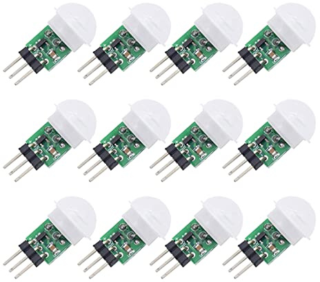 Onyehn IR Pyroelectric Infrared PIR Motion Sensor Detector Modules DC 2.7 to 12V(Pack of 5pcs)