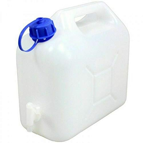 DELMAN Camping | Plastic Jerry Can | Water Carrier Container Water Bucket | BPA-Free Water Carrier | Water Tank for Camping, Hiking, Fishing, Picnic, BBQ & Travel | Outdoor Use | with TAP- 5litre